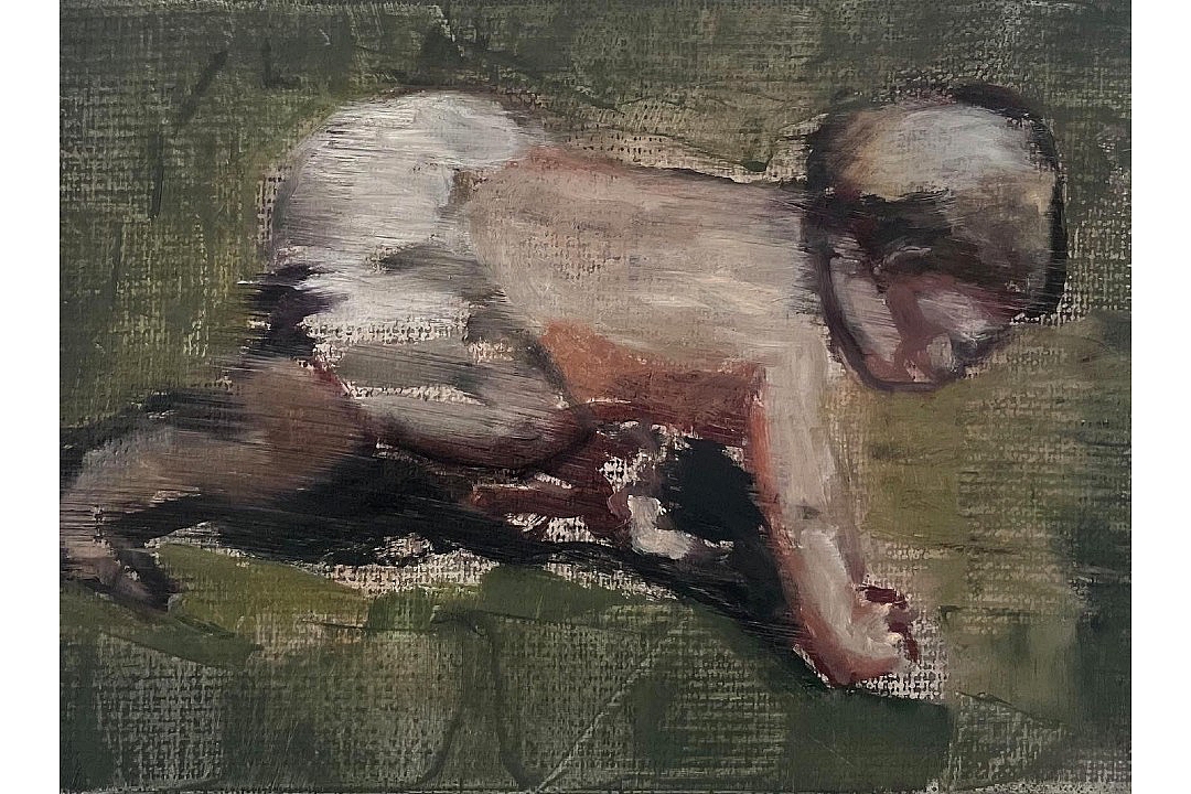 "baby": oilpaint 13x18cm 2023