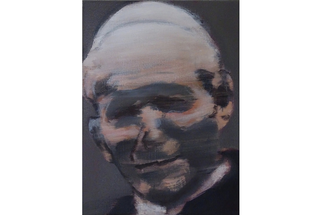 "Johannes Paulus II number 264" oilpaint 24 x 18 cm 2021
