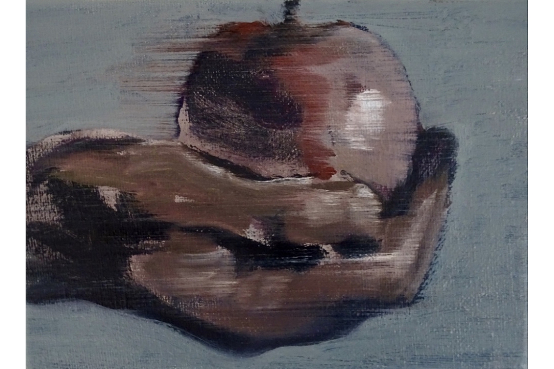 "Taste this" oilpaint 13 x 18 cm 2021