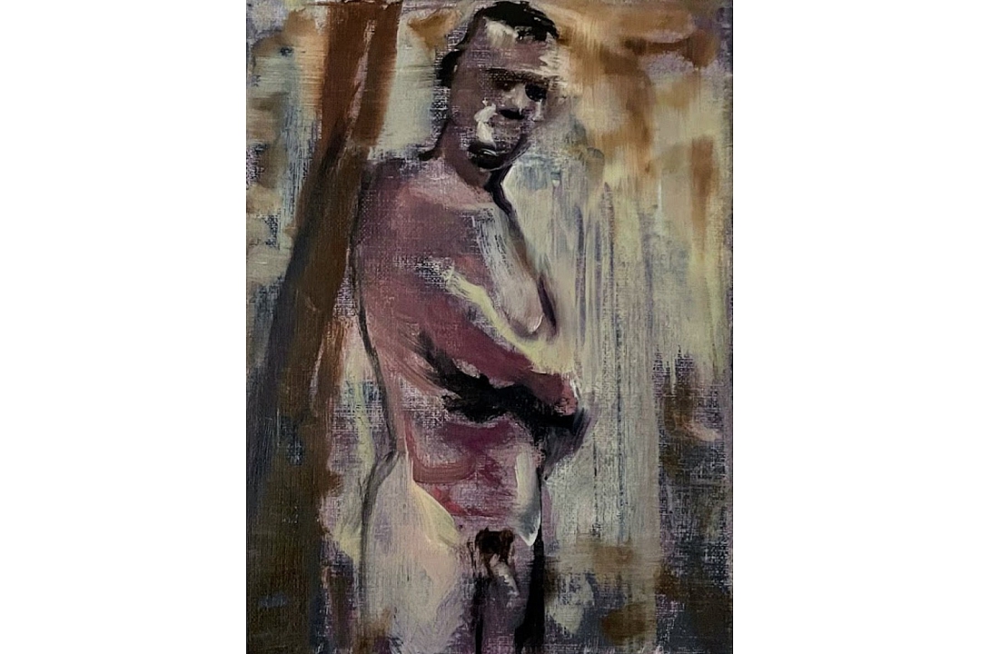"Model 2" oilpaint 24x18 cm 2021
