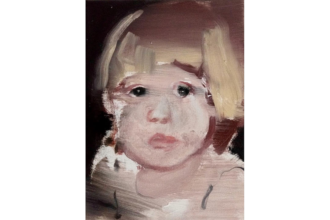 "A.J."  oilpaint 24 x 18 cm 2020