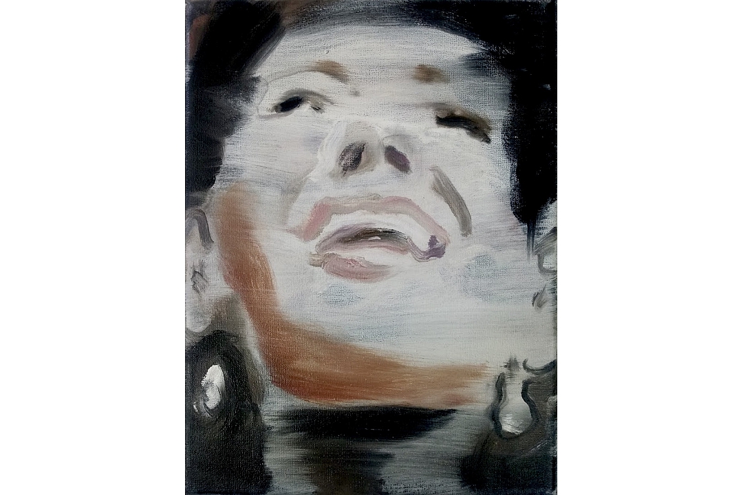 "Maria Callas" olieverf 24 x 18 cm 2020