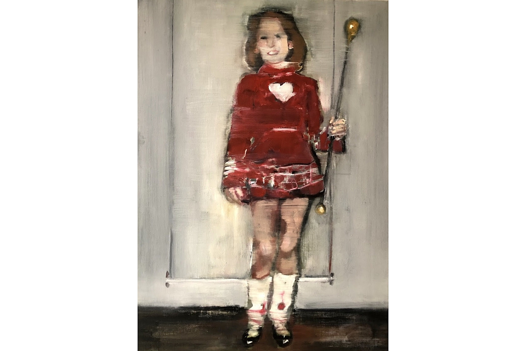  "Girl with baton"  50 x 70 cm 2020