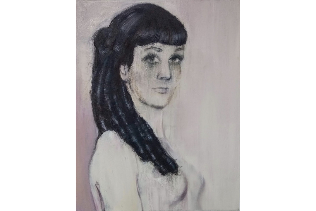 "My sister "  Oilpaint on linen 35 x 45 cm 2018