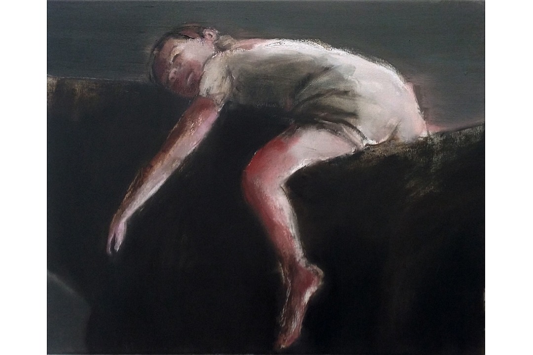 " The Good Samaritan"  oil paint on canvas 30 x 40 cm 2017