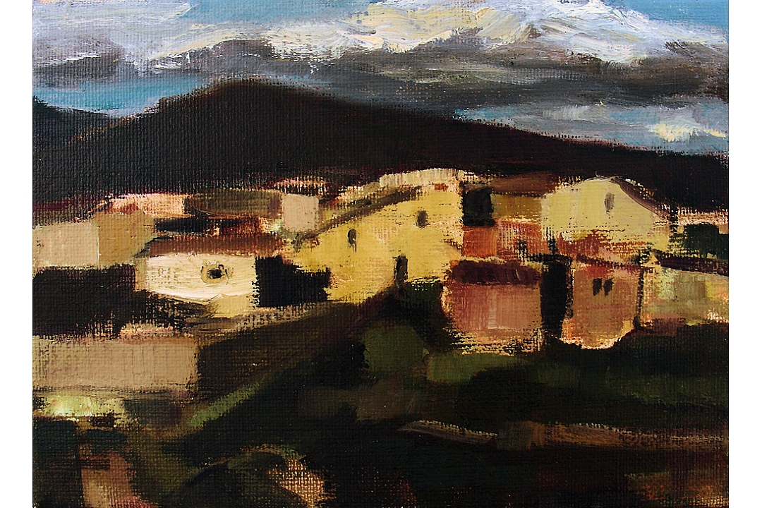 Oilpaint on canvas 13 x 18 cm 2006 " Once Upon a Time" 
