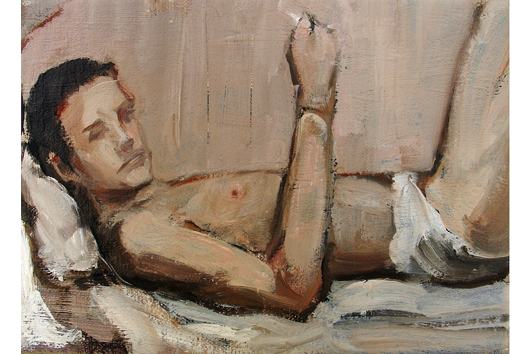 Oilpaint on canvas 13 x 18 cm 2006 " Once Upon a Time" 