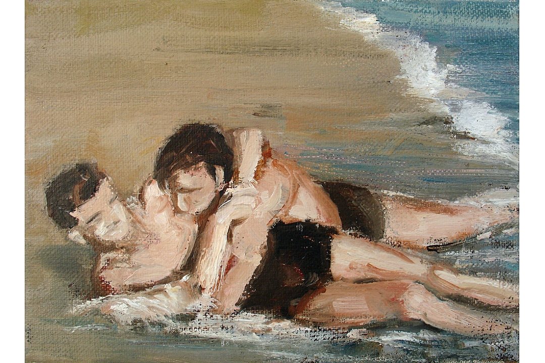 Oilpaint on canvas 13 x 18 cm 2006 " Once Upon a Time" 
