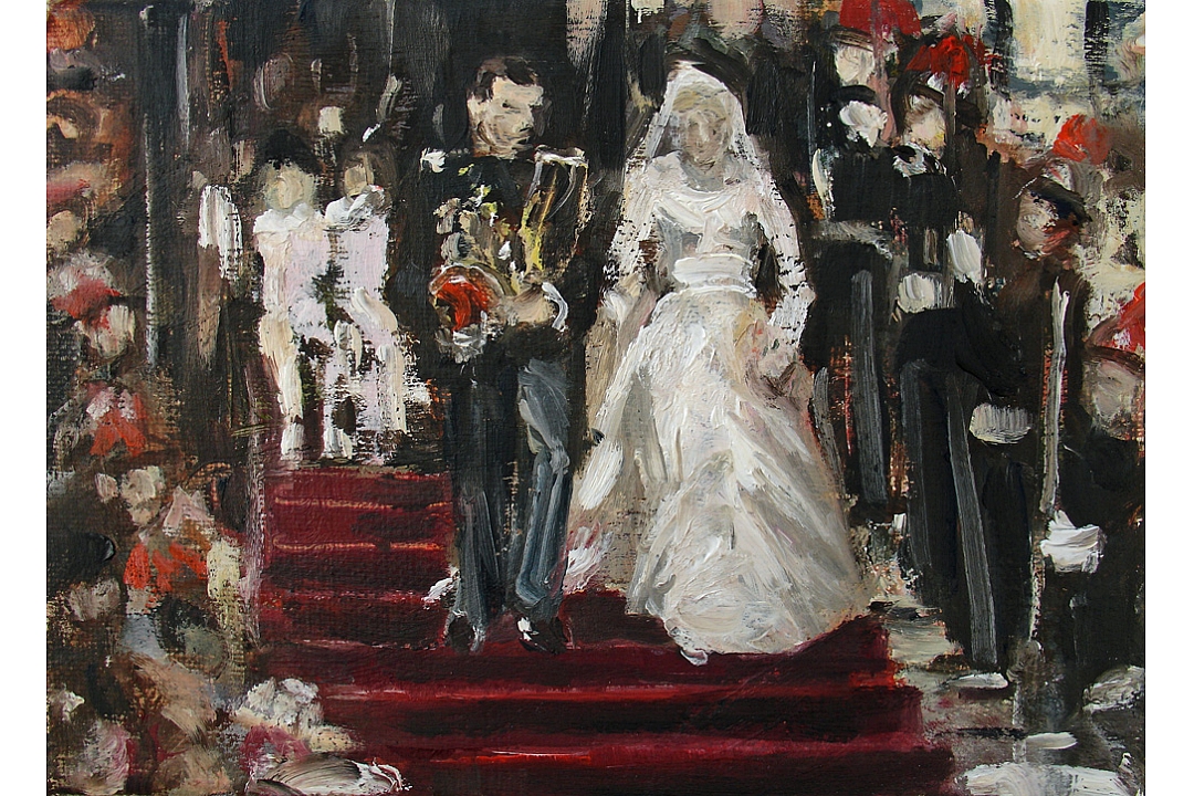 Oilpaint on canvas 13 x 18 cm 2006 " Once Upon a Time" 