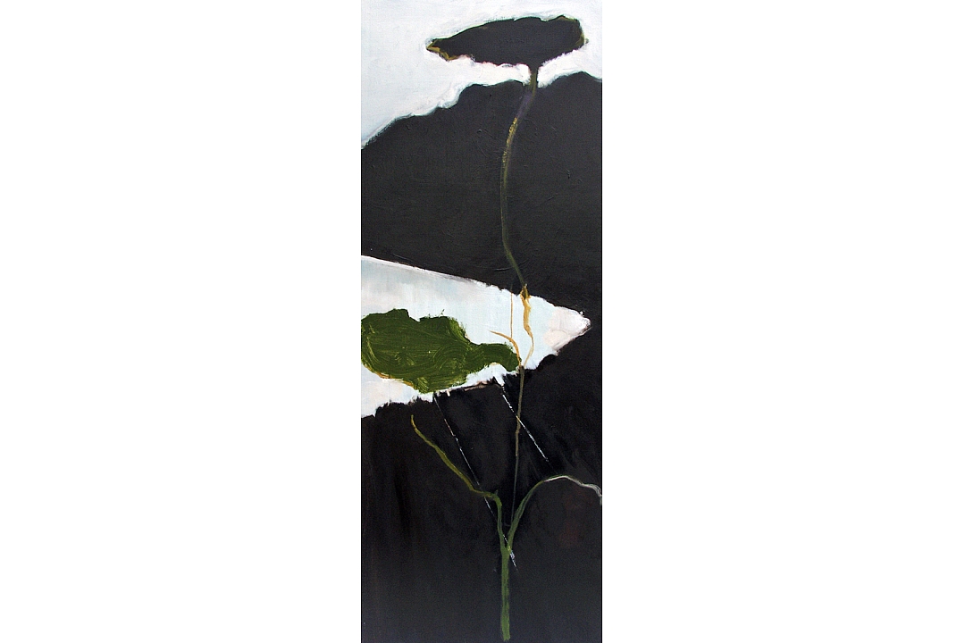 Oilpaint on linen 2014  40 x 150 cm " Strange Landscape" 